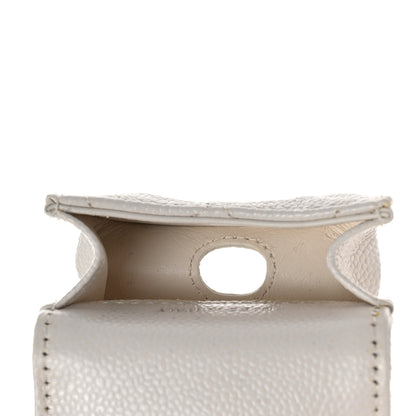 Chanel Caviar Quilted Airpods Pro Case White 4 of 8