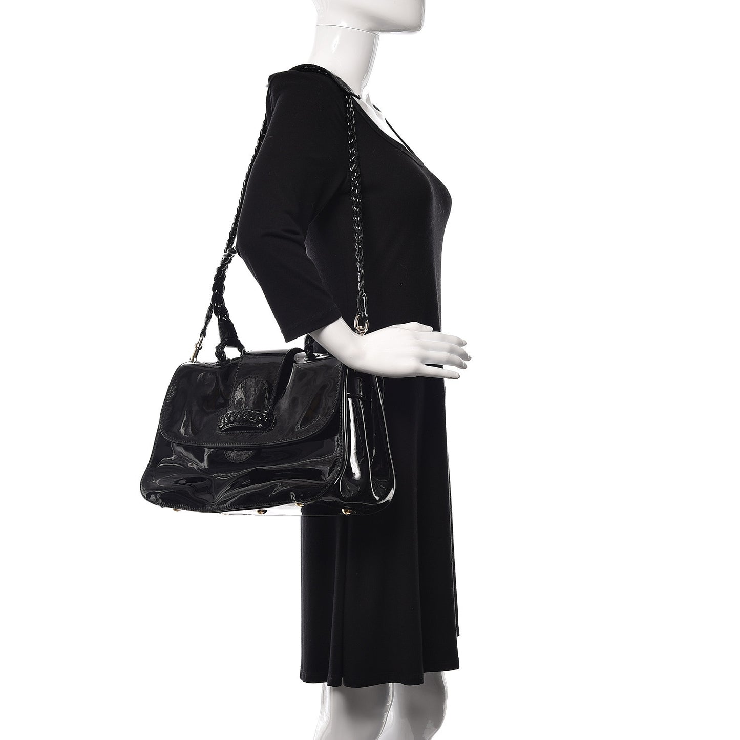 Patent Histoire Flap Black