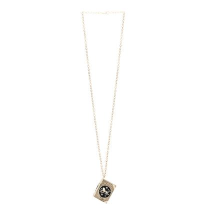 Chanel Metal Long Necklace Gold Black 3 of 5