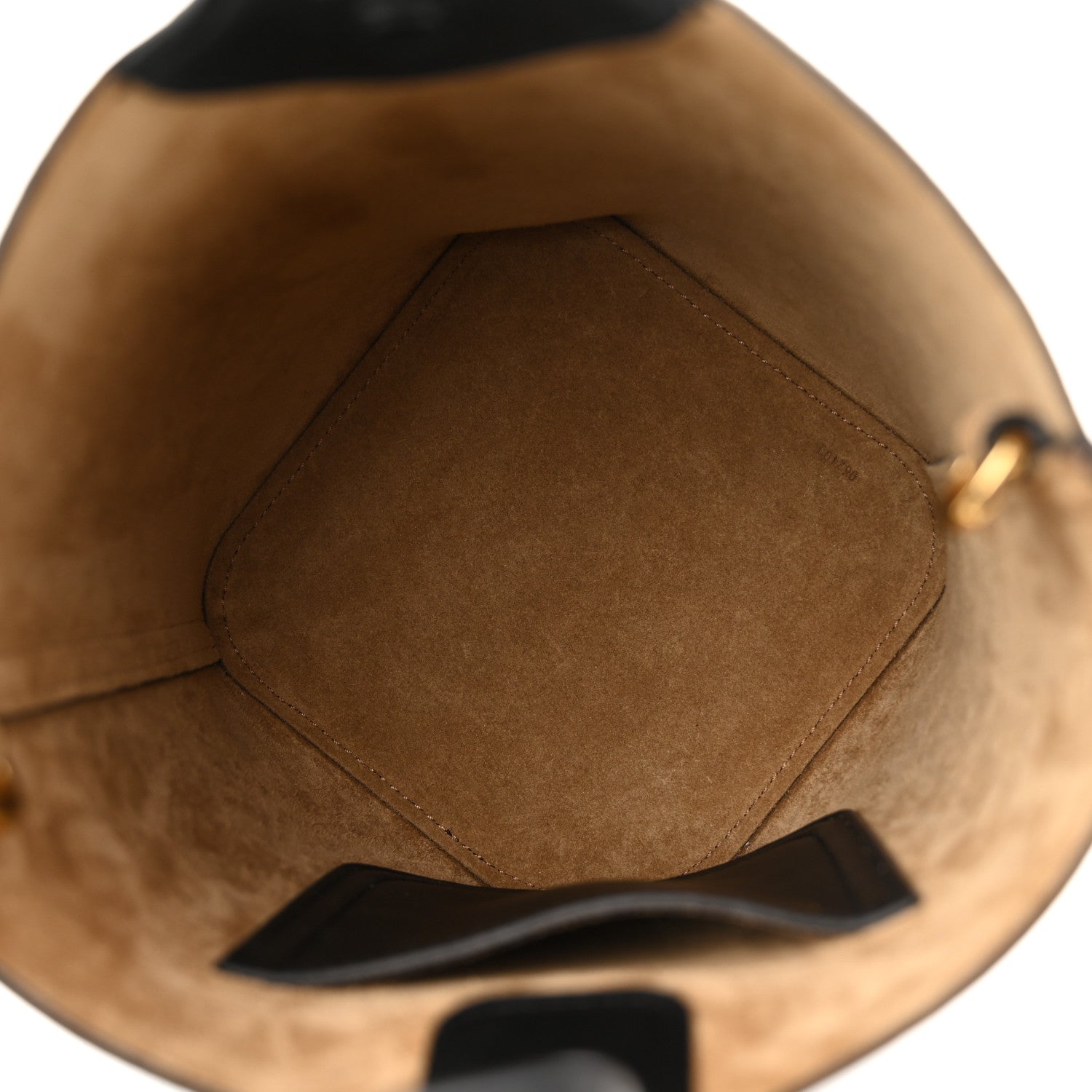 Loewe Soft Grained Calfskin Mini Pebble Bucket Bag Black 5 of 9