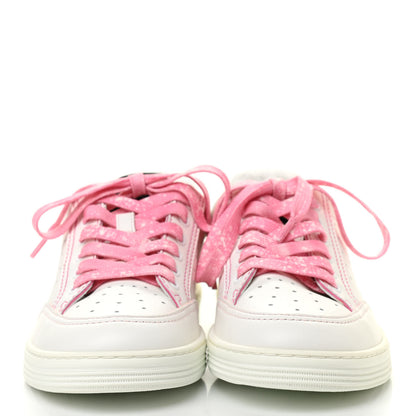 Chanel Calfskin Womens Logo Sneakers 36 White Pink 2 of 8