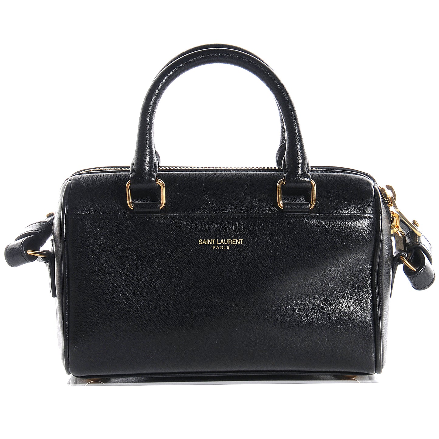 Leather Classic Duffle Toy Black