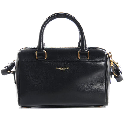 Saint Laurent Leather Classic Duffle Toy Black 1 of 8