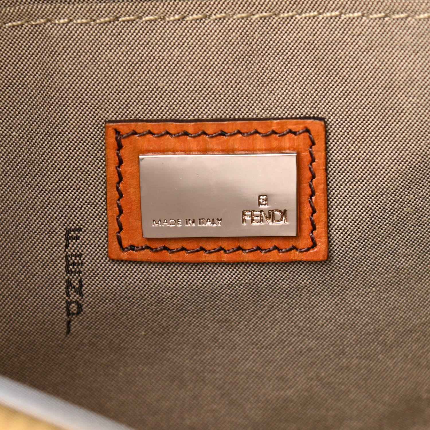 Fendi Zucchino Boston Orange 5 of 13