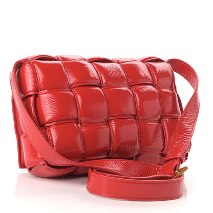 Bottega Veneta Textured Deerskin Maxi Intrecciato Padded Cassette Crossbody Bag Chili 3 of 9