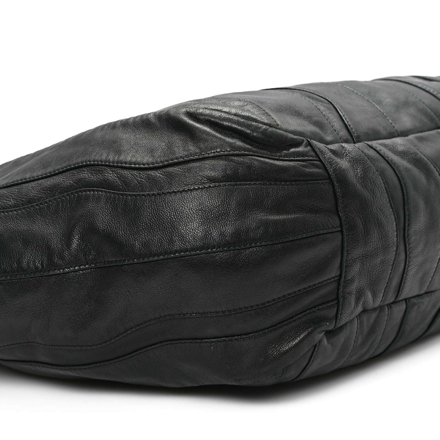 Prada Nappa Stripes Hobo Black 9 of 10