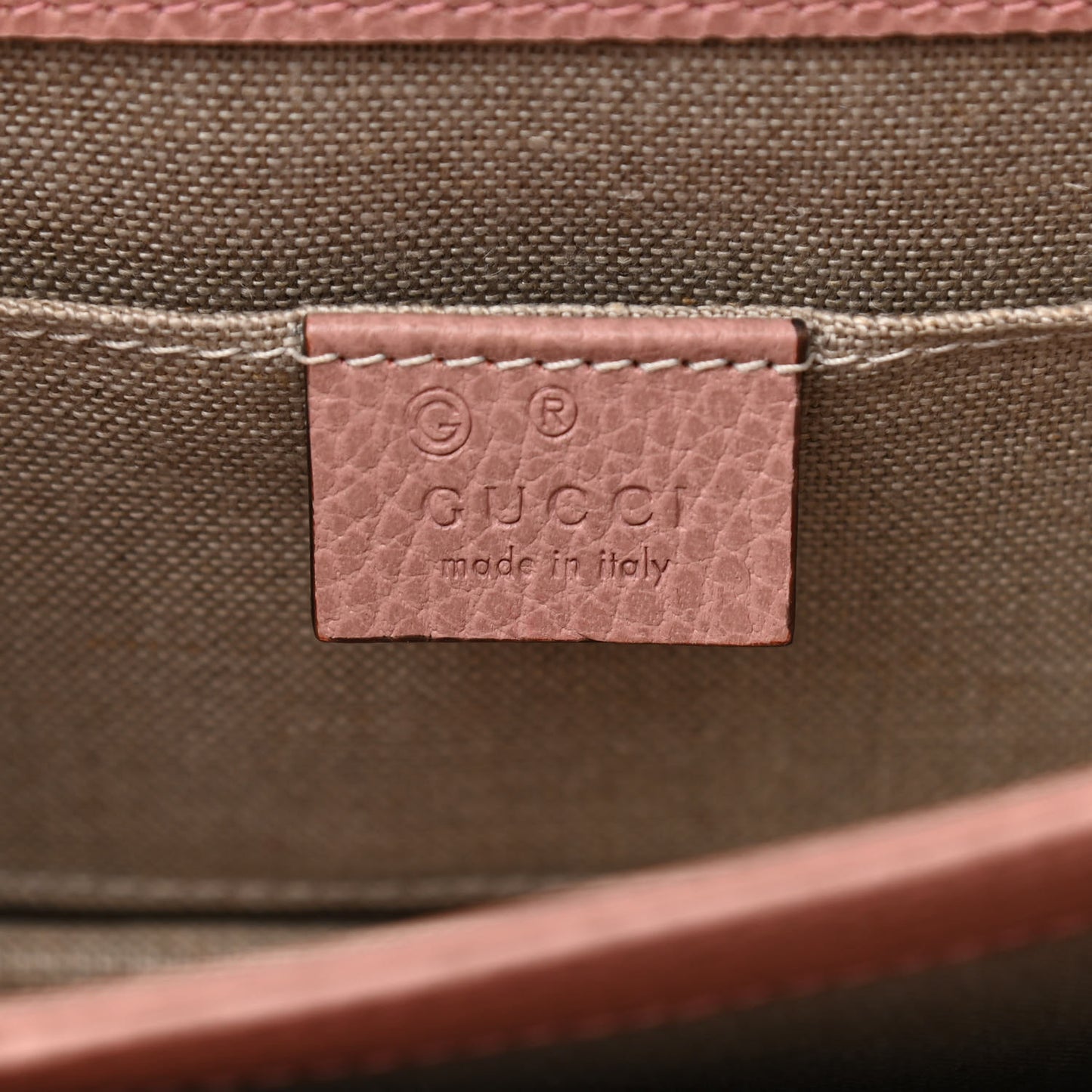 Dollar Calfskin Small Interlocking G Shoulder Bag Soft Pink