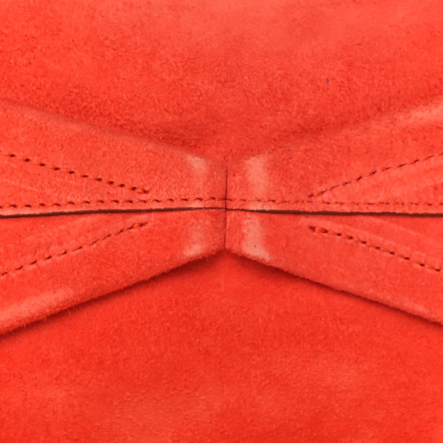 Alexander McQueen Suede Skull Knuckle Clutch Orange 14 of 14