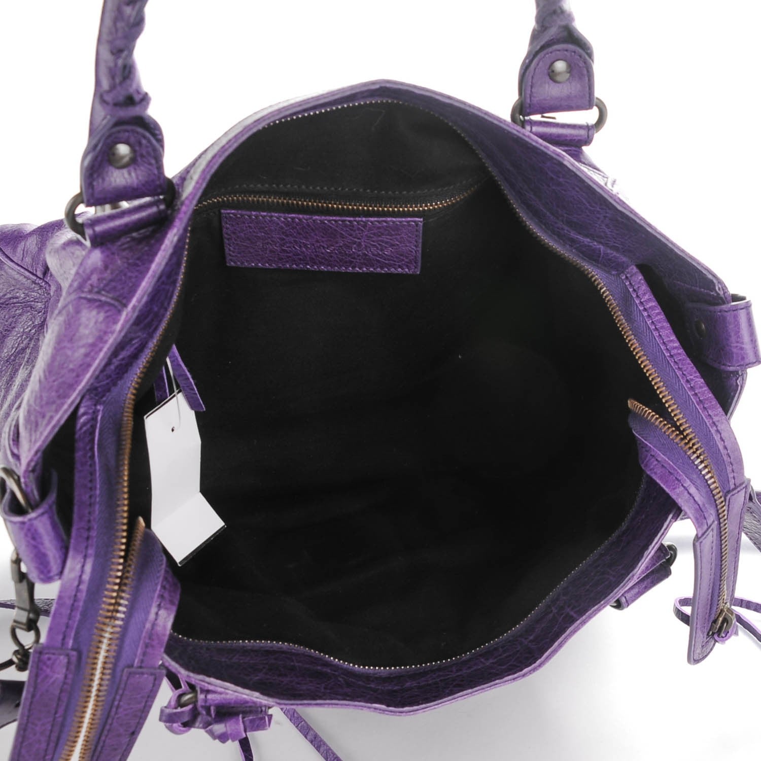 Balenciaga Agneau Classic Hardware Velo Dark Violet 4 of 9