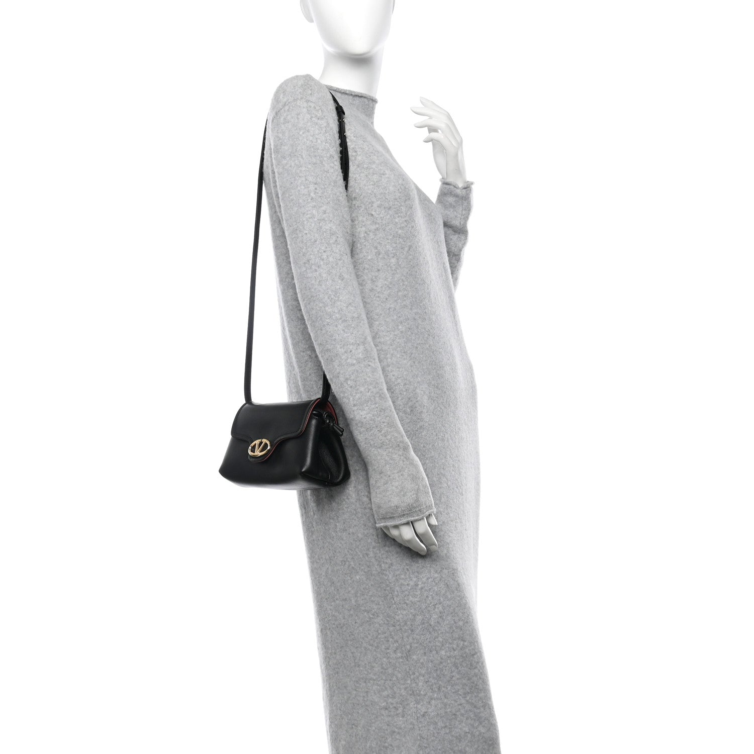 Valentino Garavani Lambskin Vlogo Mini Crossbody Bag Black 2 of 10
