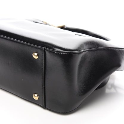 Fendi Vitello Glacier Small FF Tote Black 8 of 9