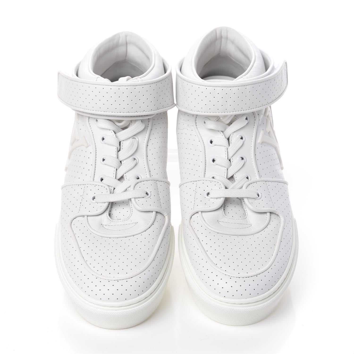 Louis Vuitton Calfskin Perforated Acapulco Sneakers 8 White 5 of 13