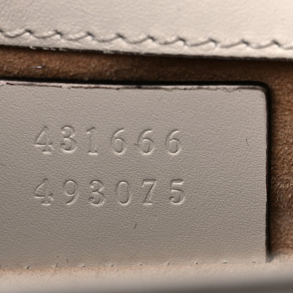 Gucci Calfskin Mini Sylvie Chain Shoulder Bag White 7 of 14