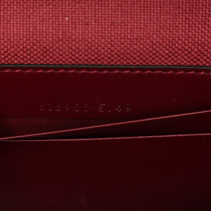 Gucci GG Supreme Monogram Canvas Lunar New Year Shoulder Bag  Red Pink Multicolor 7 of 10