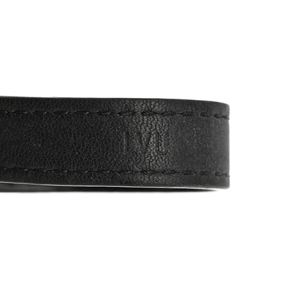 Louis Vuitton Leather Double Wrap Bracelet Black 6 of 8