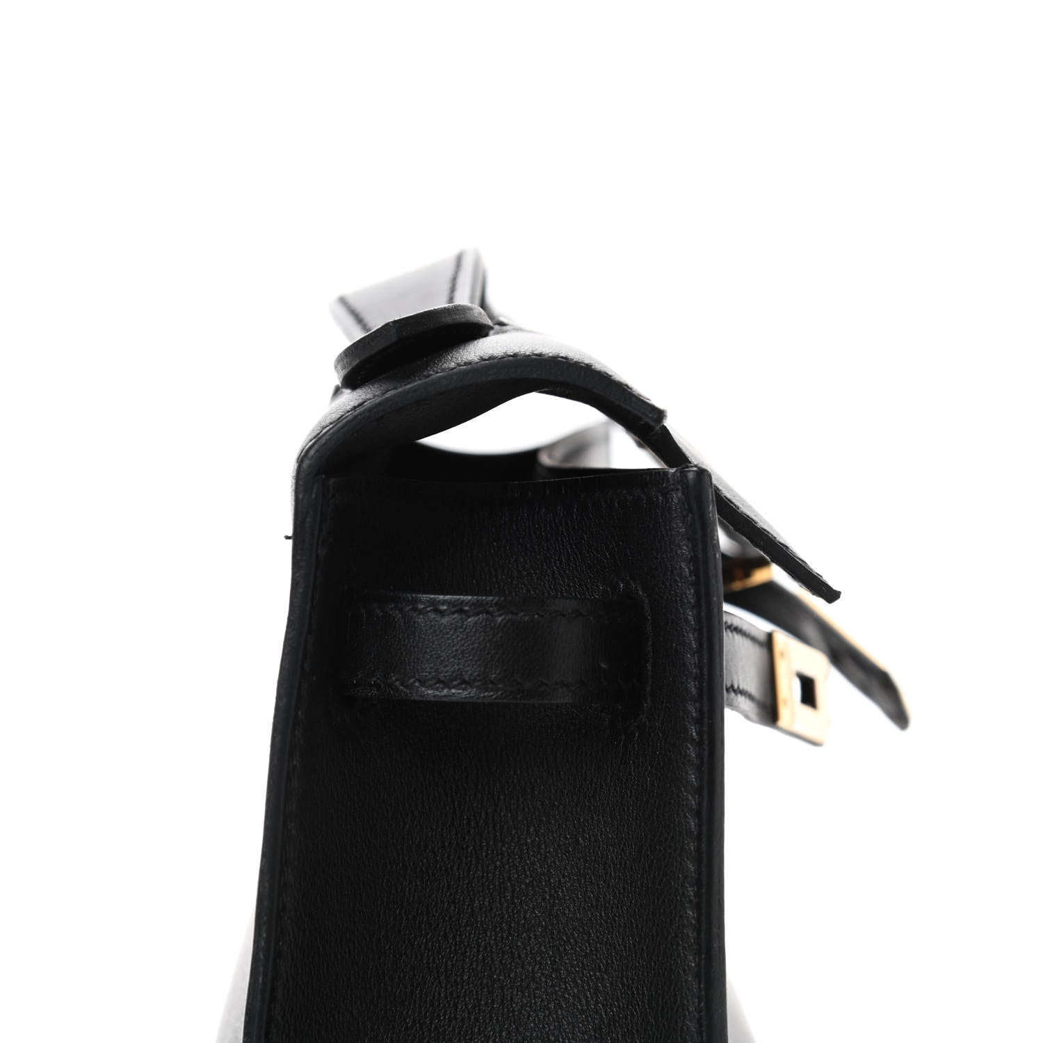 Hermes Swift Kelly Pochette Clutch Black 16 of 25
