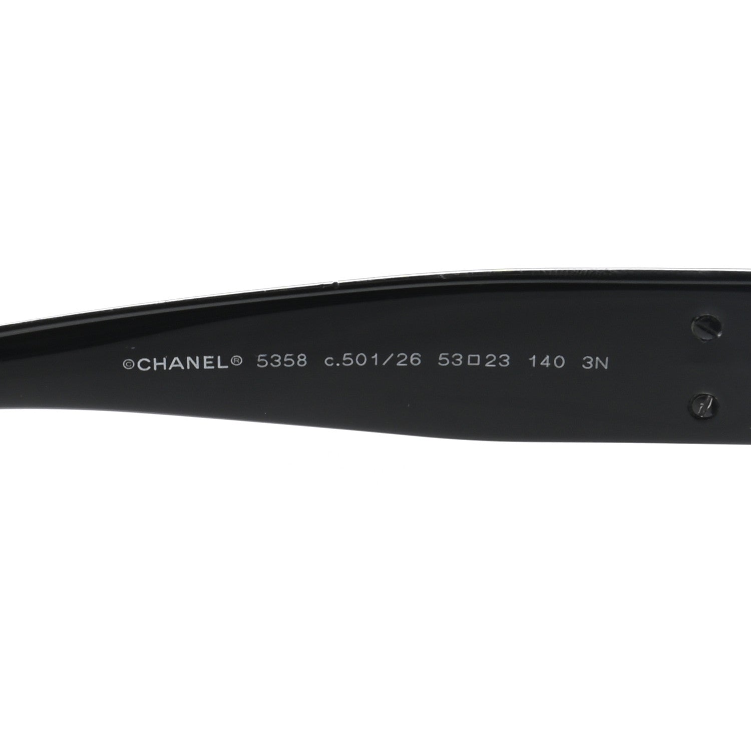 Chanel Acetate Butterfly Signature CC Sunglasses 5358 Black 5 of 8
