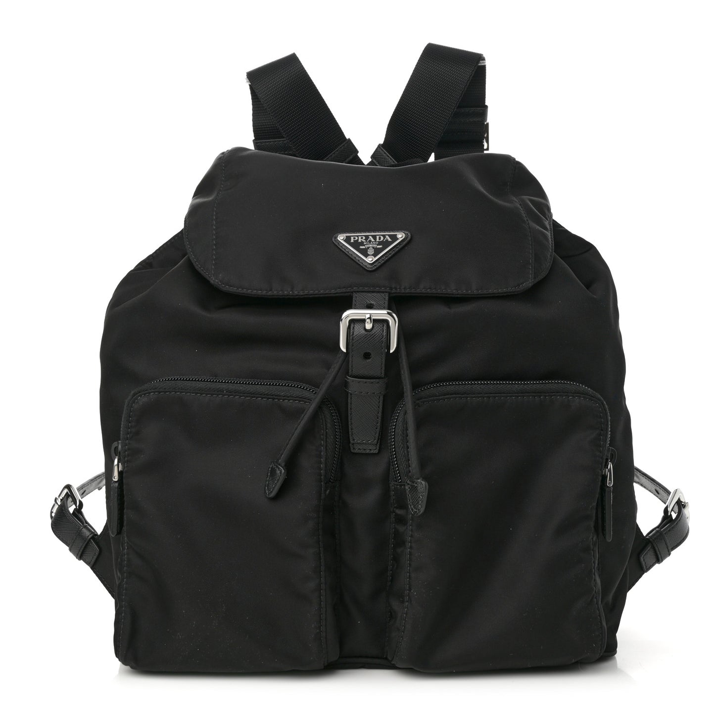 Nylon Vela Large Backpack Black