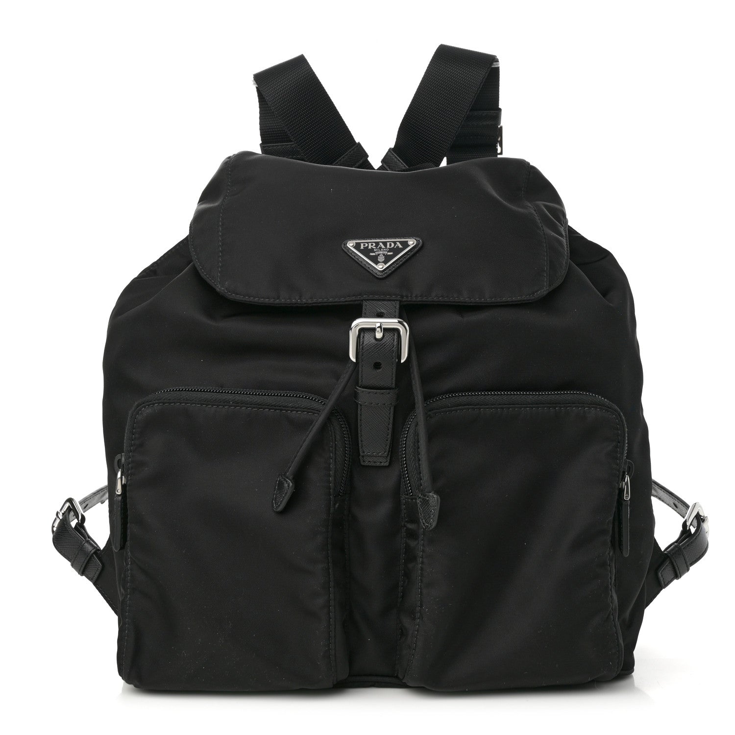 Prada Nylon Vela Large Backpack Black 1 of 10