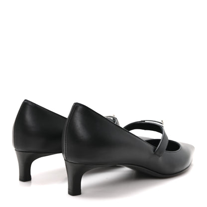 Hermes Calfskin Kiara 40 Pumps 35.5 Black 5 of 10