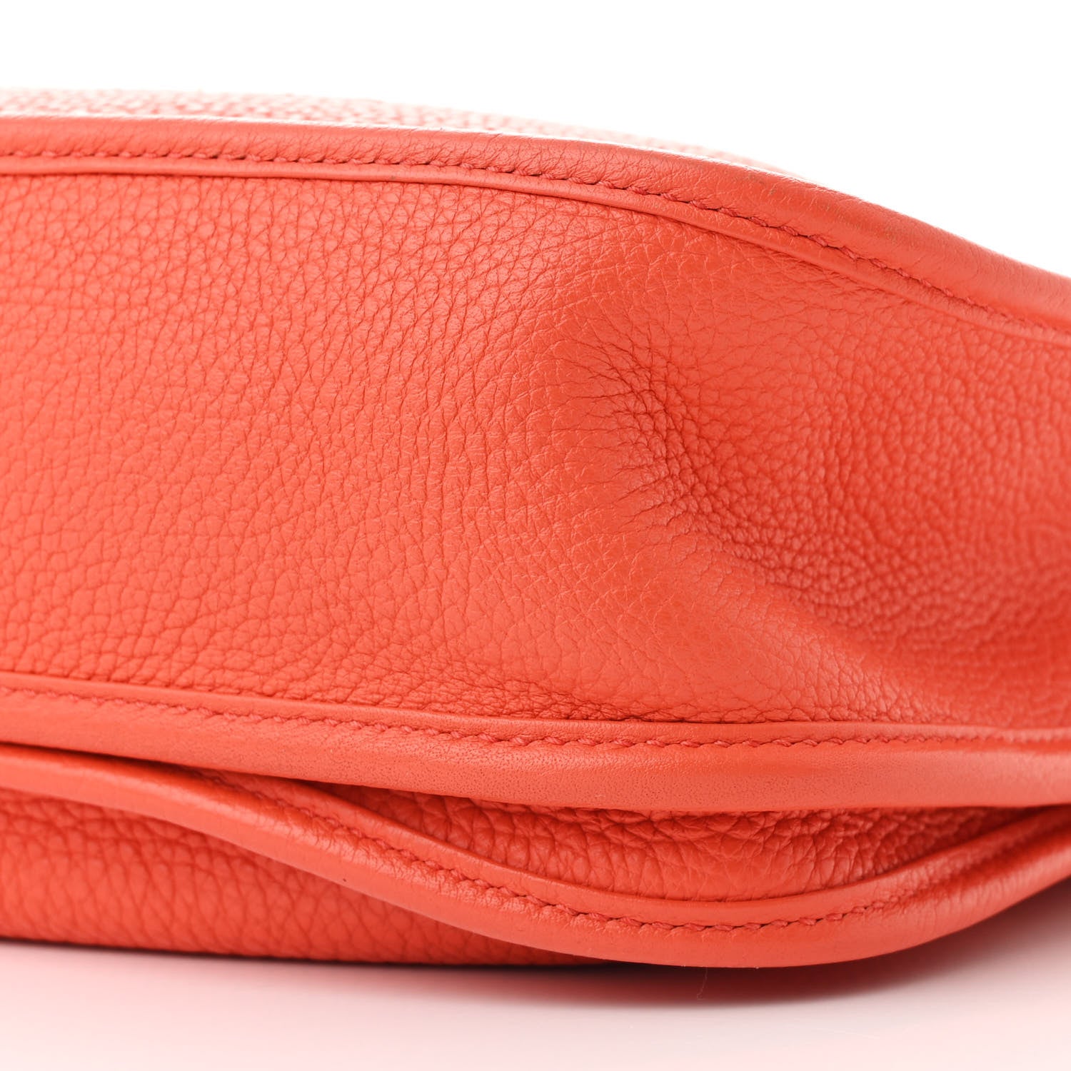 Hermes Taurillon Clemence Evelyne III PM Orange Poppy 10 of 11