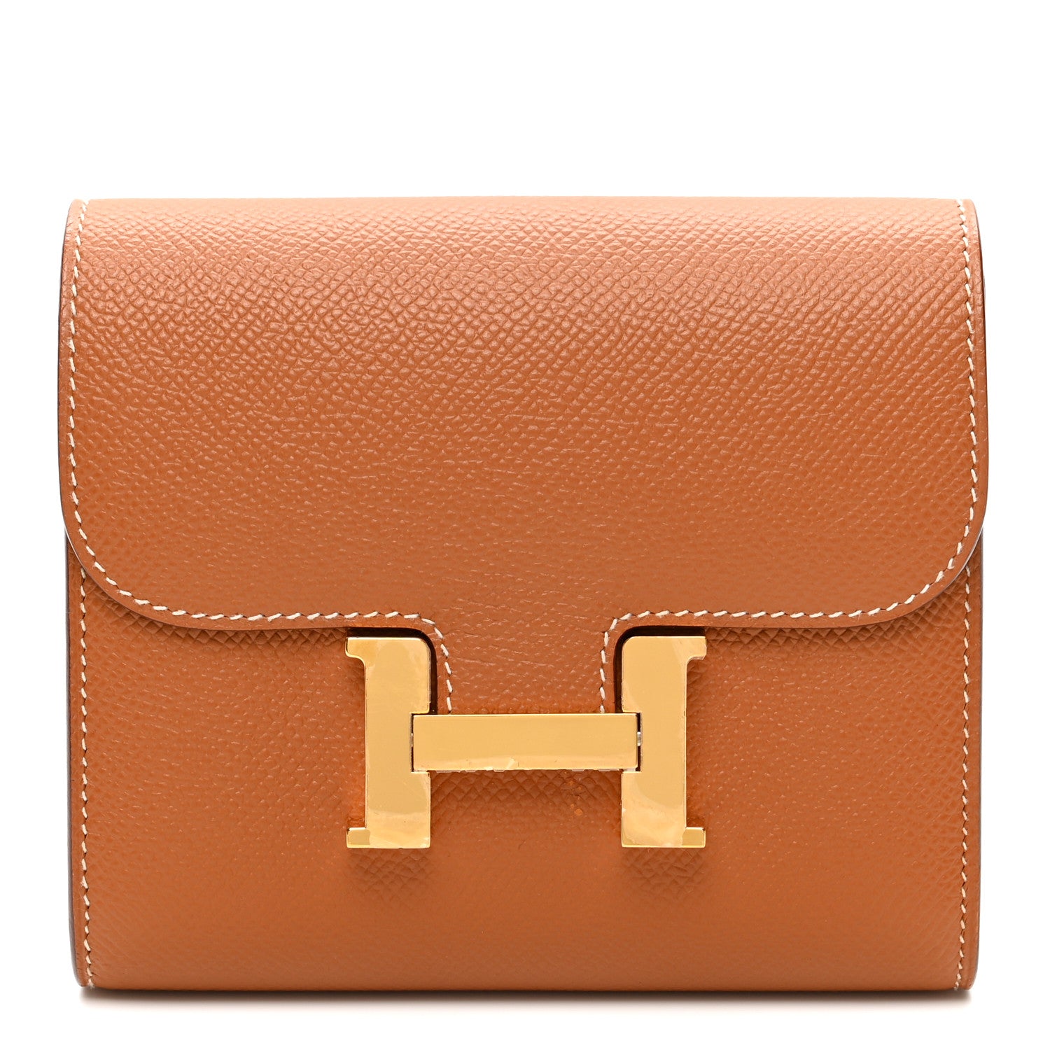 Hermes Epsom Constance Short Wallet Gold 1 of 8