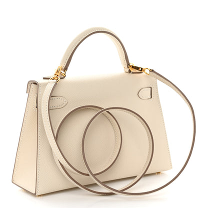 Hermes Epsom Mini Kelly Sellier 20 Craie 3 of 10