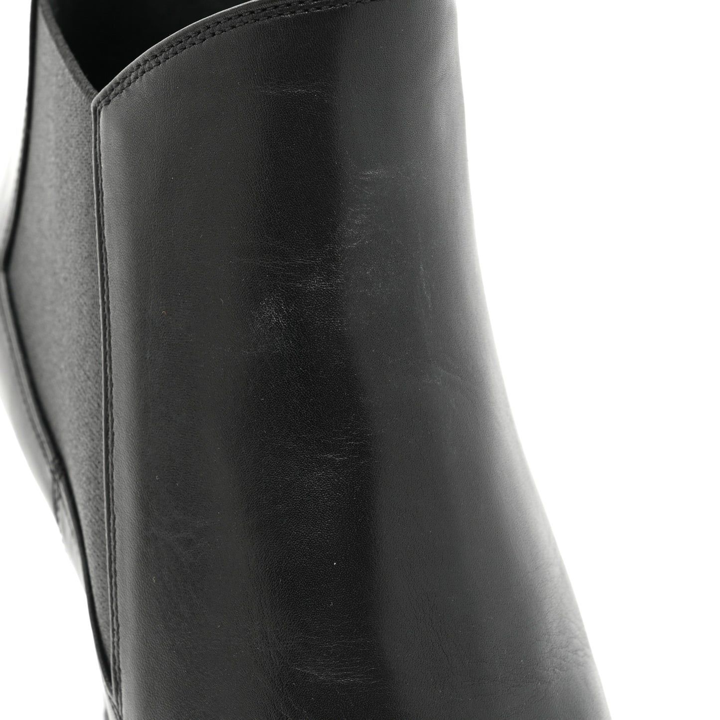 Calfskin Classic Paris Ela 80 Ankle Boots 39.5 Black