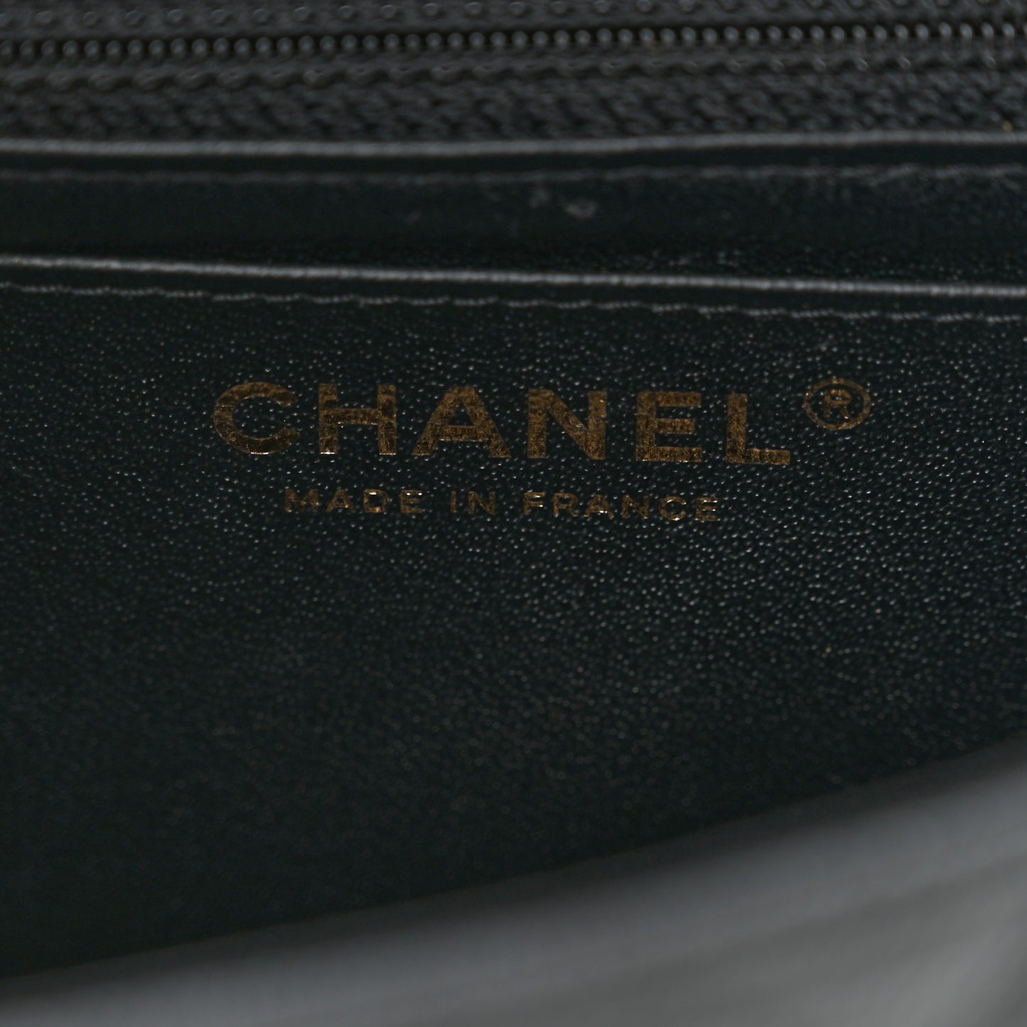 Caviar Quilted Mini Square Flap Black