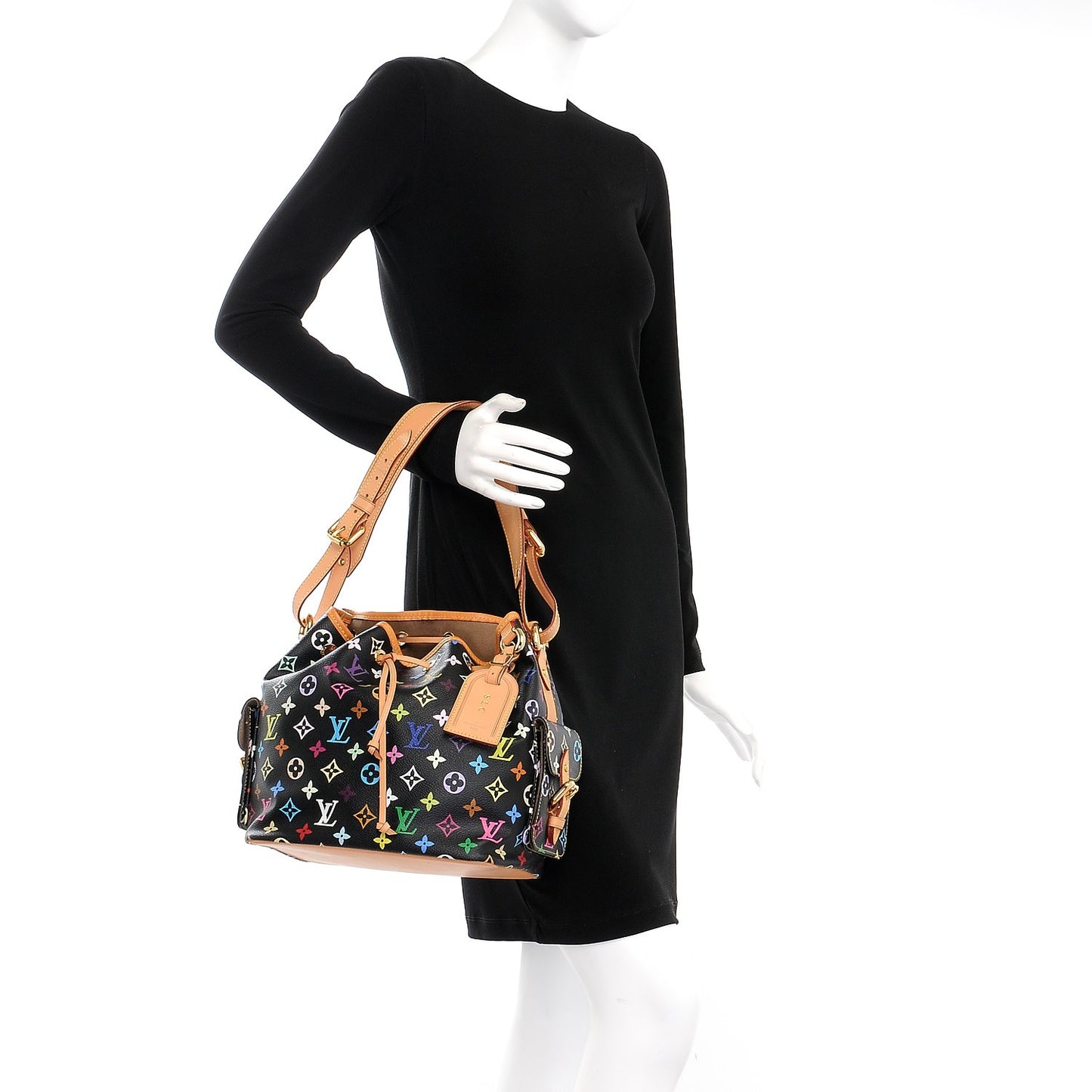 Monogram Multicolor Petit Noe Black