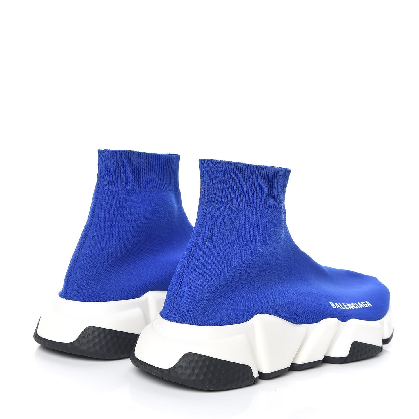Neoprene Knit Womens Speed Sneakers 38 Bleu Saphir