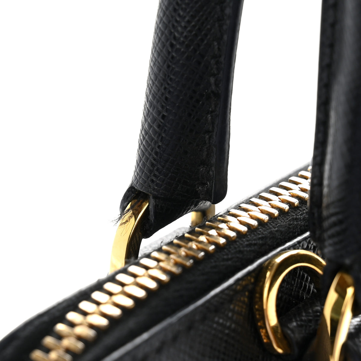 Saffiano Lux Small Promenade Tote Black