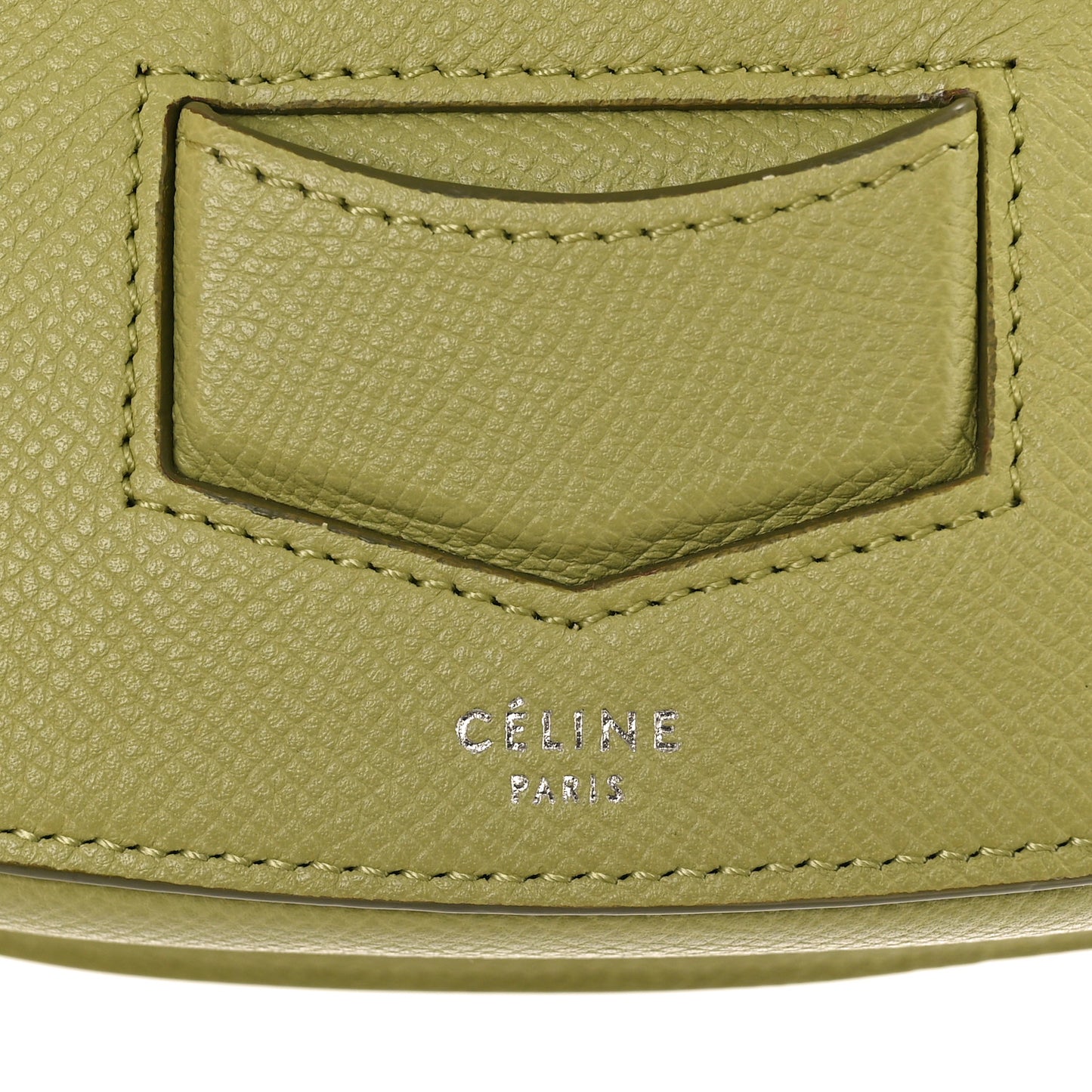 Grained Calfskin Small Trotteur Sage
