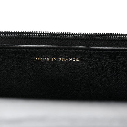 Chanel Lambskin Quilted Sweetheart Wallet On Chain WOC Black 8 of 14