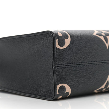 Louis Vuitton Empreinte Monogram Giant Onthego PM Black Beige 8 of 9
