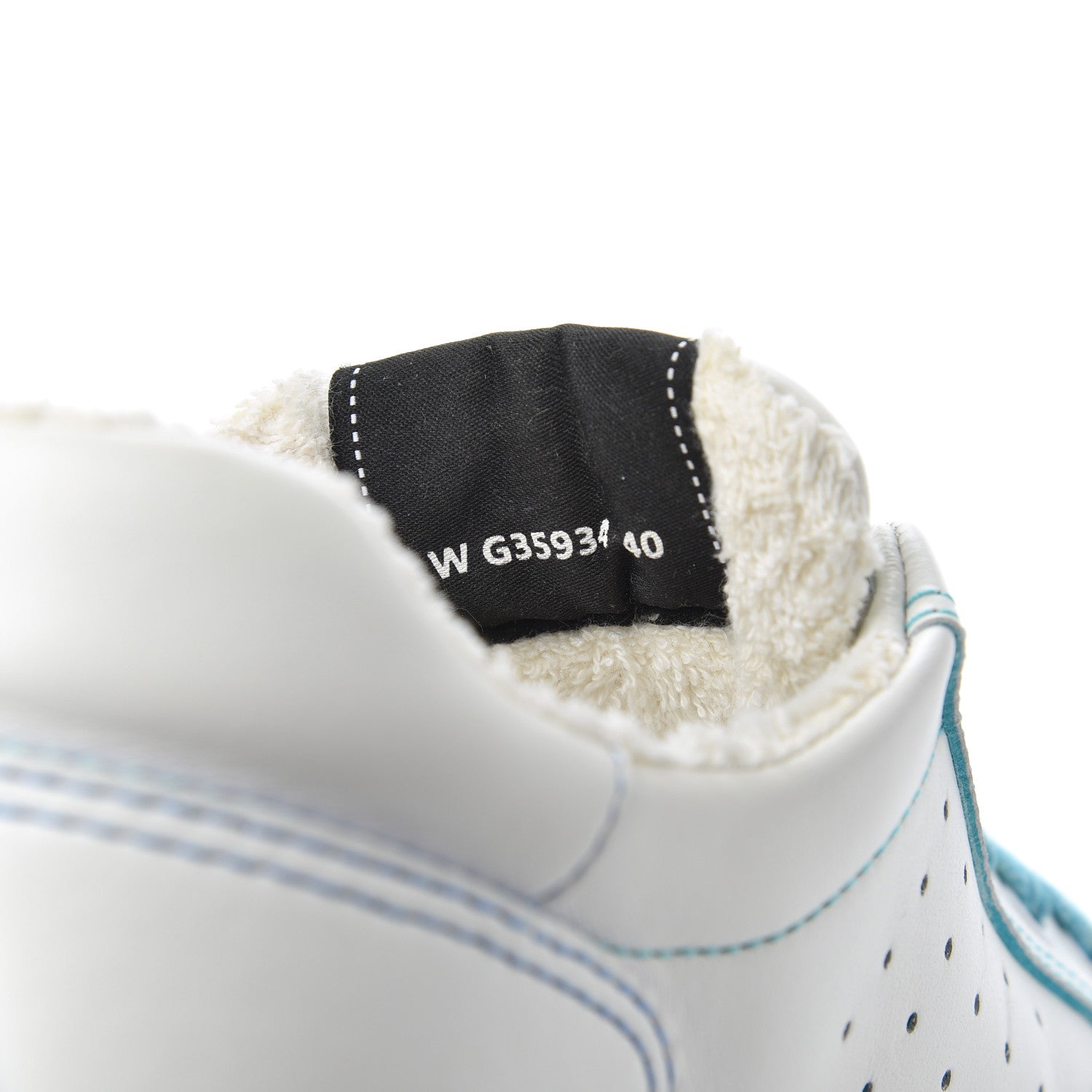 Chanel Calfskin Womens Logo Sneakers 40 White Blue 8 of 20