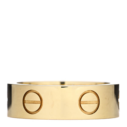 Cartier 18K Yellow Gold 5.5mm LOVE Ring 49 4.75 3 of 5