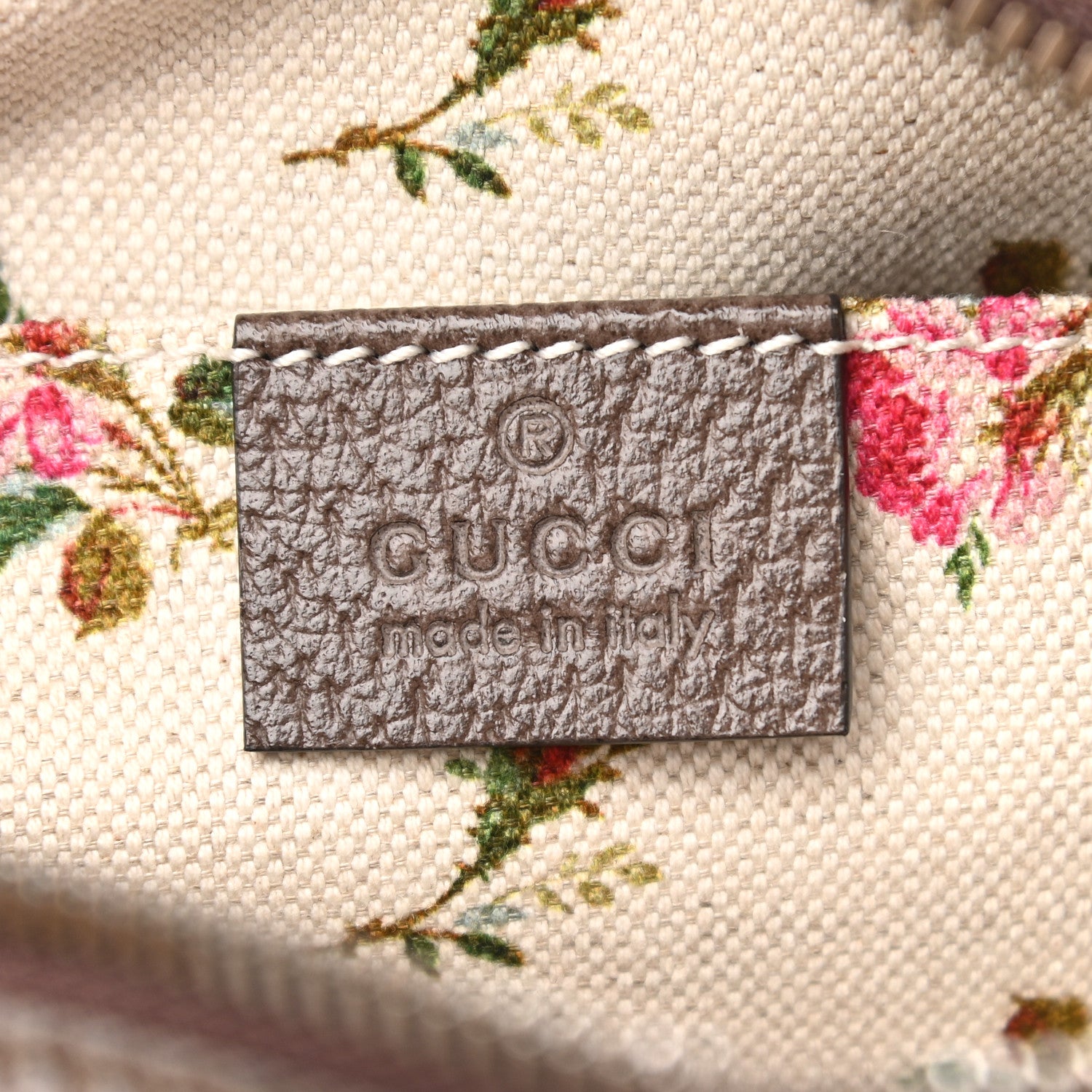 Gucci GG Supreme Monogram Web Neo Vintage Shoulder Bag Beige New Acero Crop 6 of 9