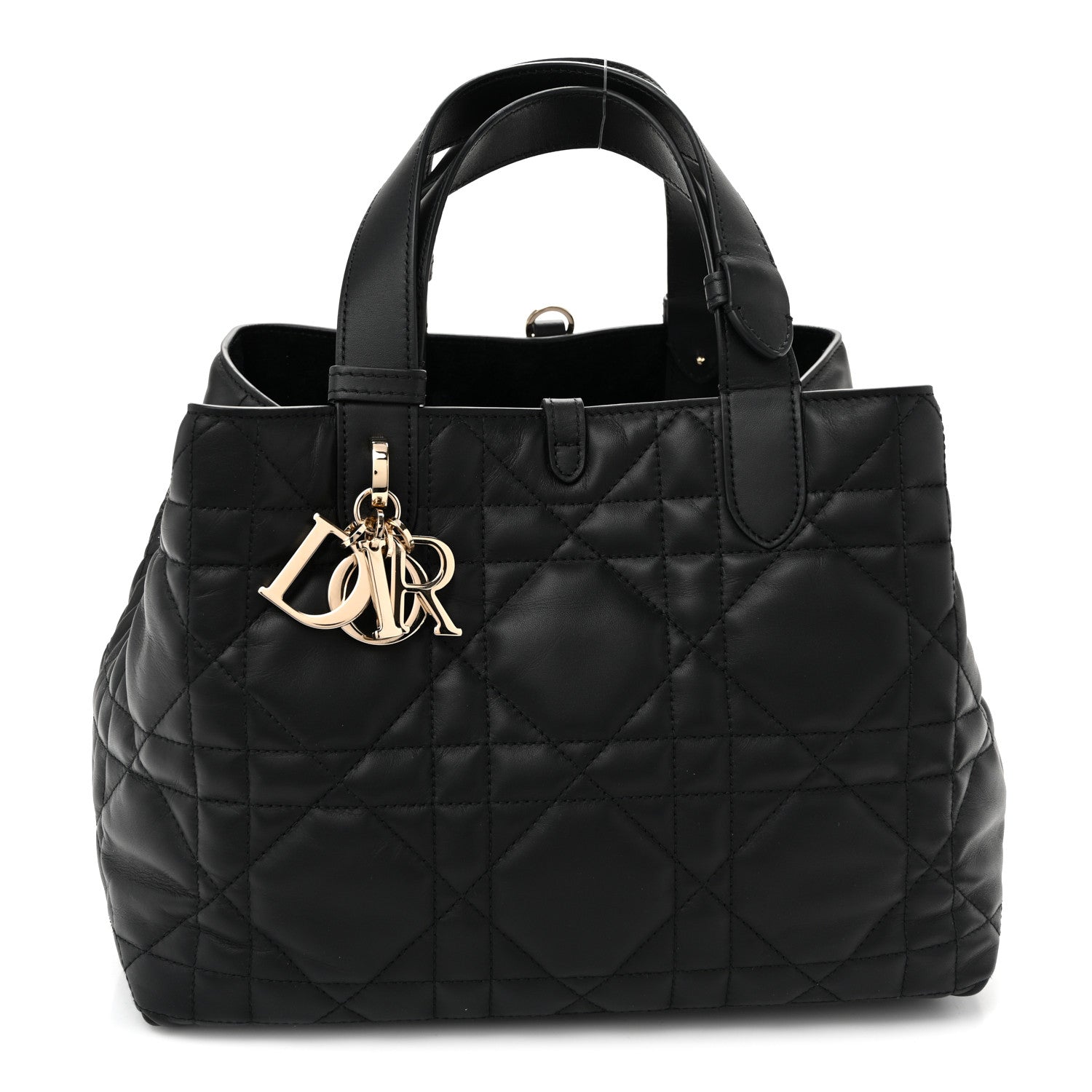 Christian Dior Calfskin Macrocannage Medium Toujours Black 1 of 10