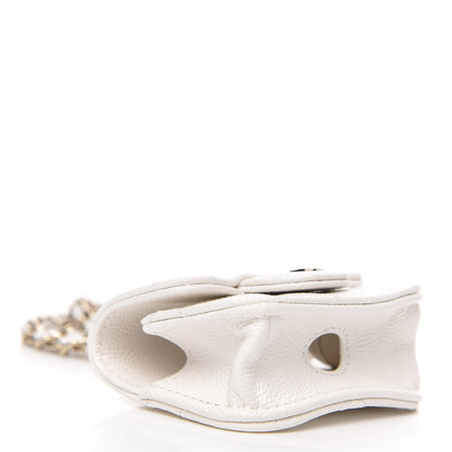 Chanel Caviar Quilted Airpods Pro Case White 4 of 9