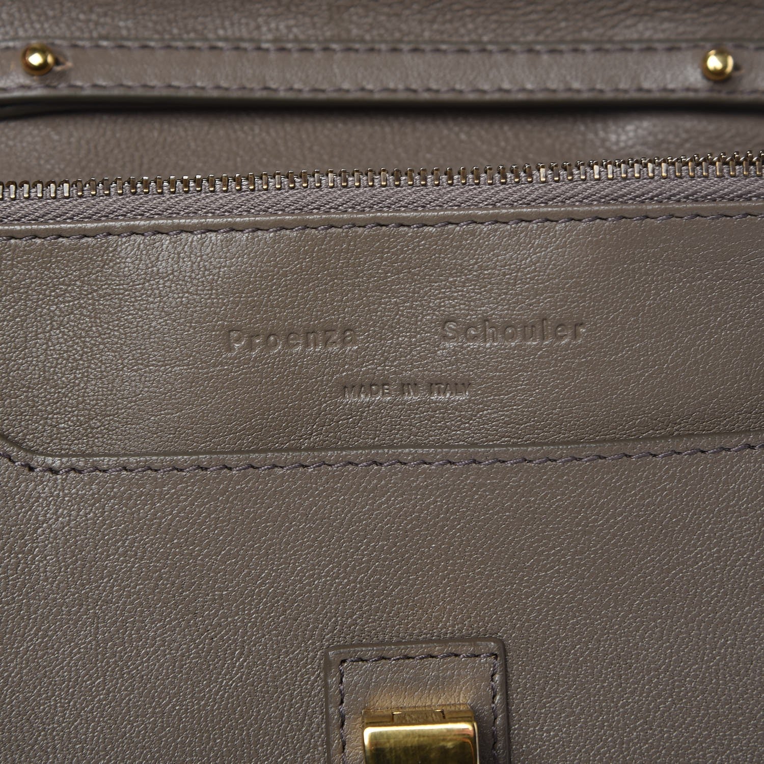 Proenza Schouler Lambskin PS1 Large Chain Wallet Smoke 6 of 9