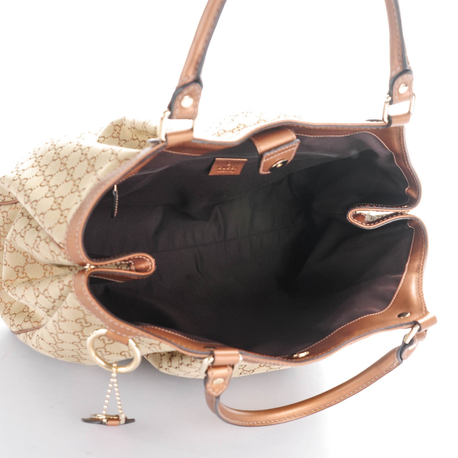 Gucci Monogram Large Sukey Tote Bronze 5 of 7