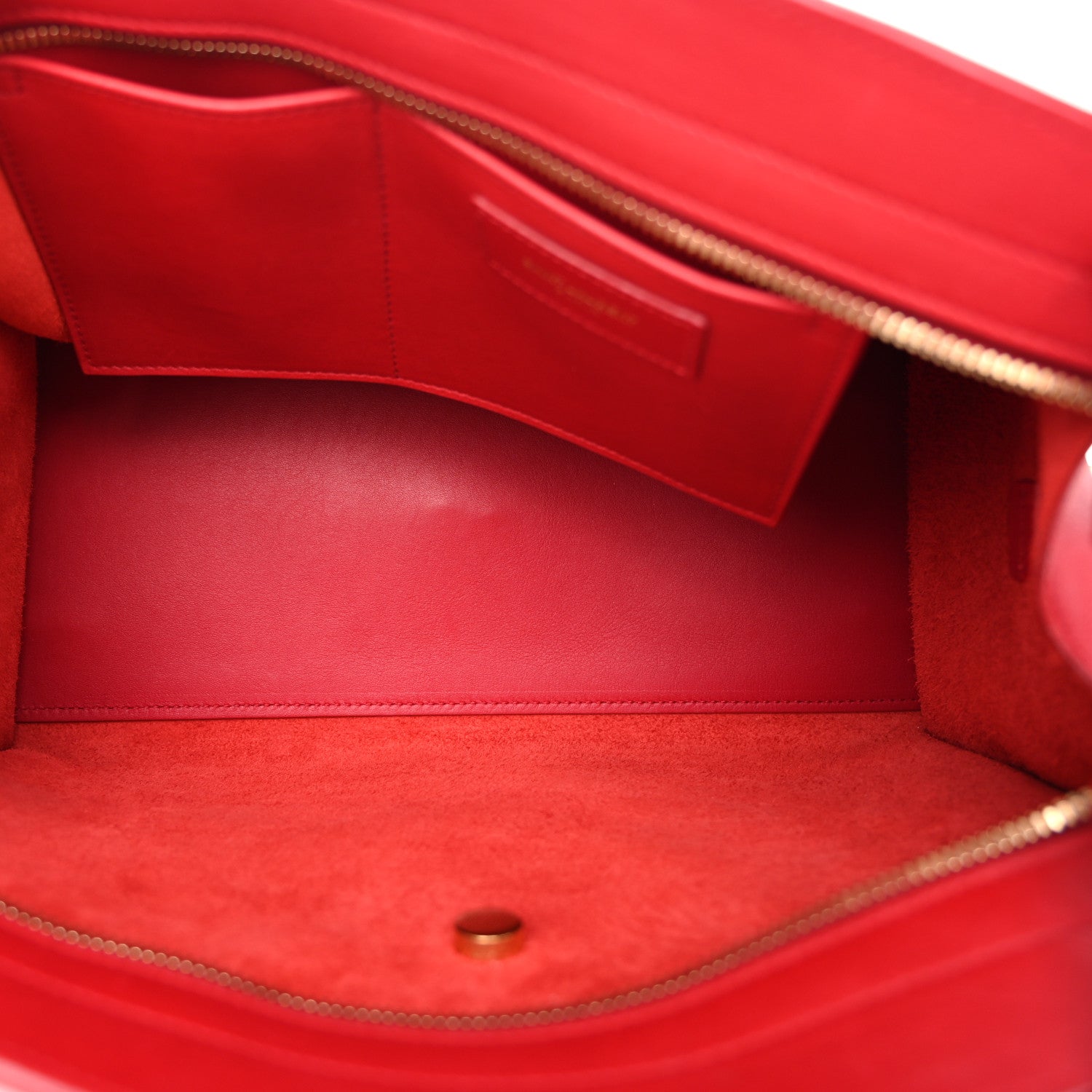 Saint Laurent Calfskin Small Classic Y Cabas Red 5 of 10