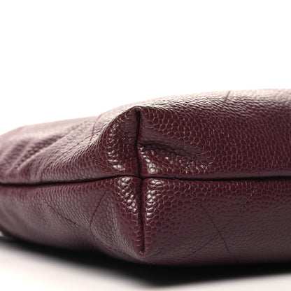 Chanel Caviar Quilted Small Chanel 22 Dark Burgundy 10 of 11