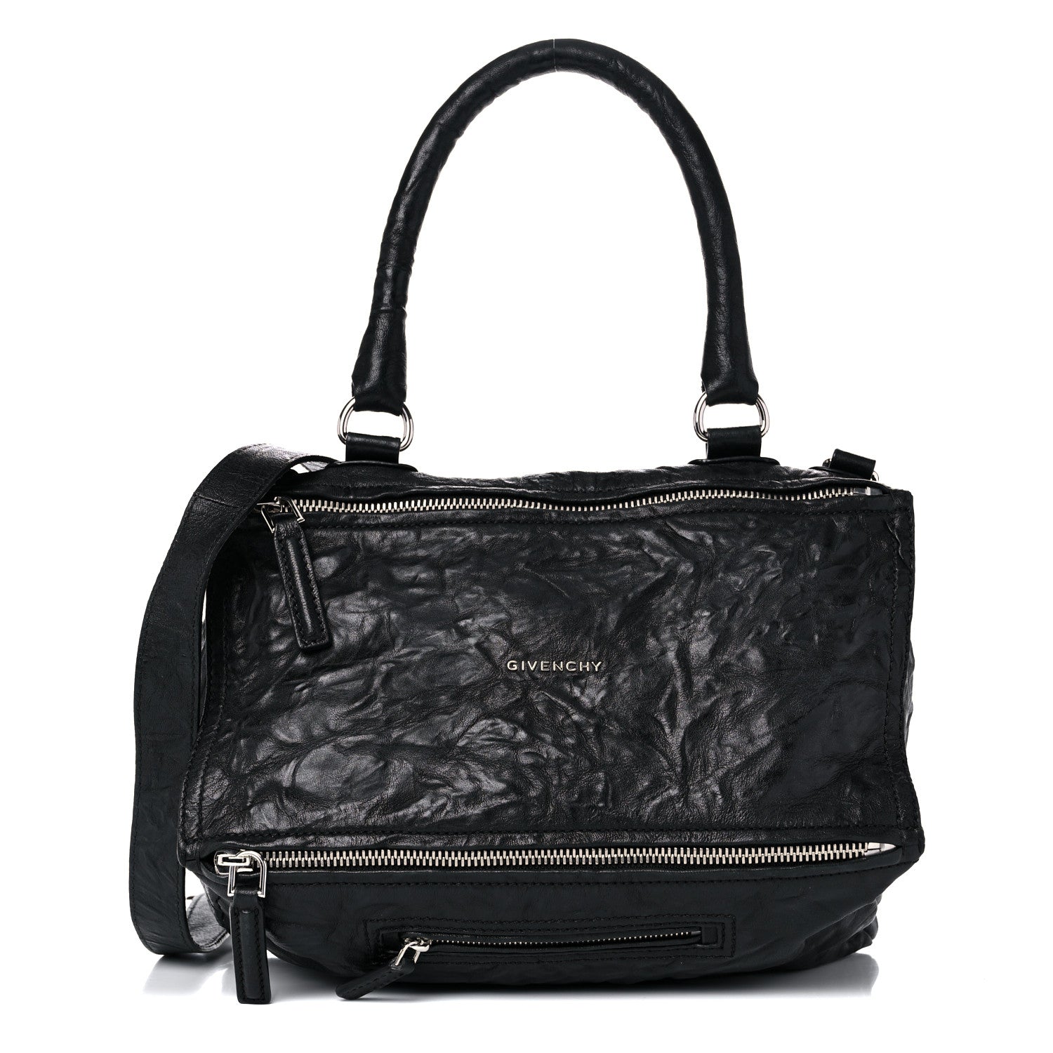 Givenchy Tumbled Sheepskin Medium Pandora Black 1 of 12