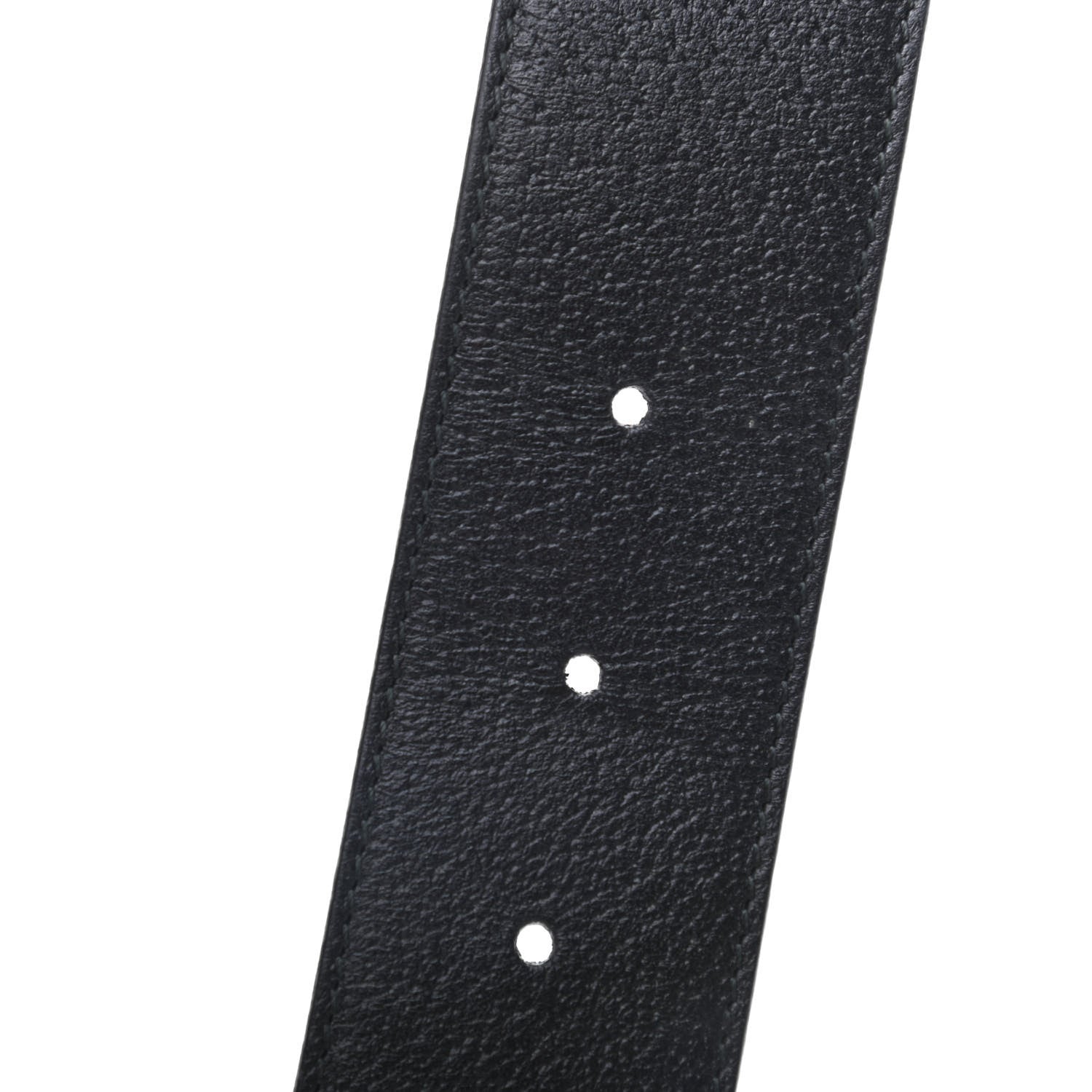 Gucci Textured Calfskin Double G 40mm Belt 85 34 Black 4 of 5