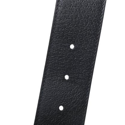 Gucci Textured Calfskin Double G 40mm Belt 85 34 Black 4 of 5