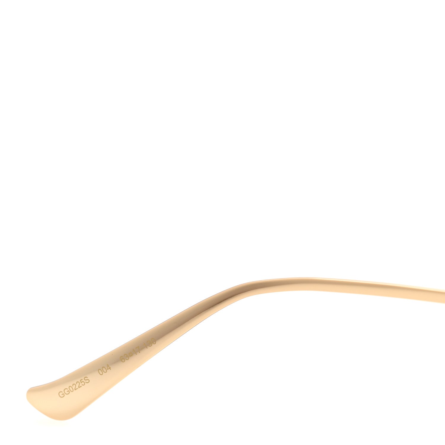 Gucci Metal Oversized Round Frame GG0225S Sunglasses Gold 11 of 14