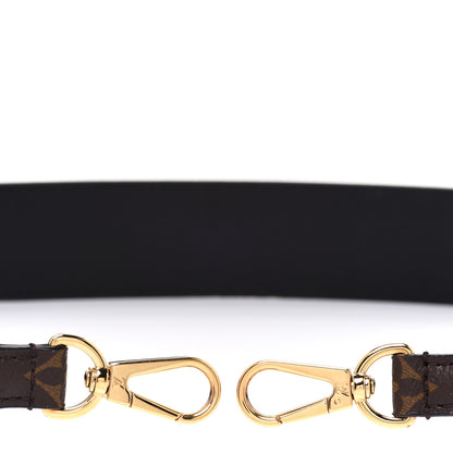 Louis Vuitton Monogram Bandouliere Shoulder Strap Black 3 of 5