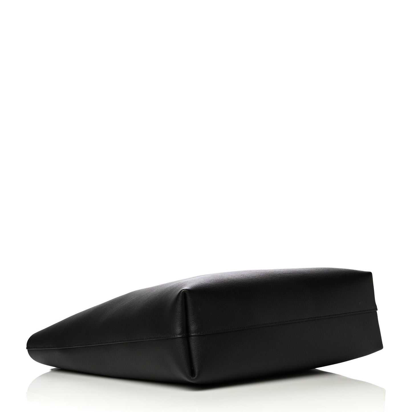 Calfskin North-South Shopping Tote Black